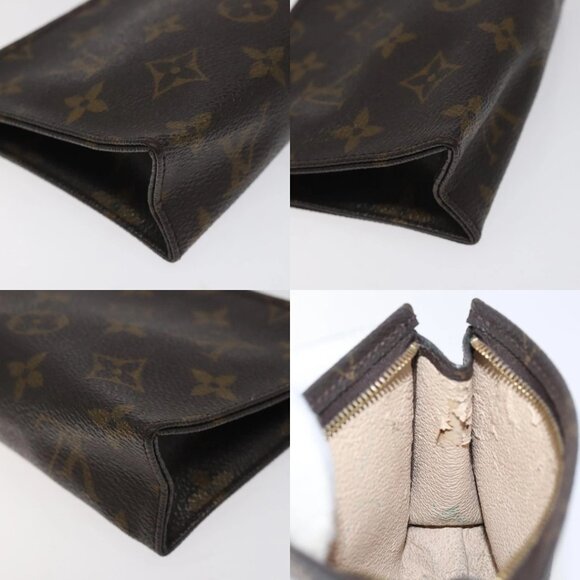 LOUIS VUITTON Monogram Poche Toilette 15 Pouch M47546 LV Auth 128258 - Picture 14 of 14